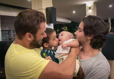 Salman posts a pic with nephews and niece | Salman posts a pic with nephews and niece