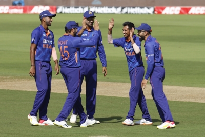 IND v WI, 1st ODI: Chahal, Sundar, Sharma set up India's six-wicket win for 1-0 lead in the series | IND v WI, 1st ODI: Chahal, Sundar, Sharma set up India's six-wicket win for 1-0 lead in the series