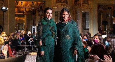 Vaishali S & Masoom Minawala make history at Milan Fashion Week | Vaishali S & Masoom Minawala make history at Milan Fashion Week