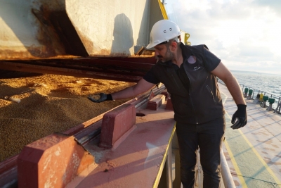 2nd Ukraine grain ship cleared after inspection off Istanbul | 2nd Ukraine grain ship cleared after inspection off Istanbul