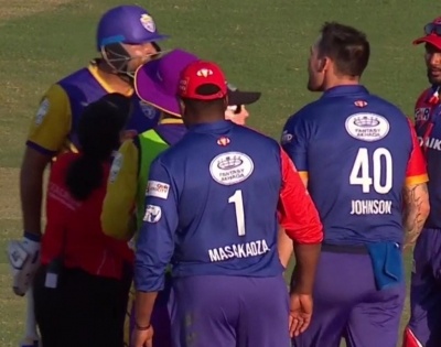 Legends League Cricket: Johnson fined 50 per cent match fees, gets warning for on-field misconduct | Legends League Cricket: Johnson fined 50 per cent match fees, gets warning for on-field misconduct