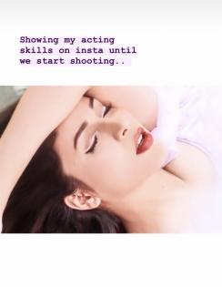 Lavanya flaunts acting skills on social media until shooting starts | Lavanya flaunts acting skills on social media until shooting starts Lavanya flaunts acting skills on social media until shooting starts | Lavanya flaunts acting skills on social media until shooting starts