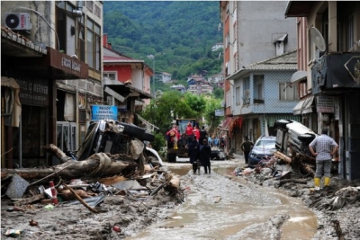 Bosnian capital struggles with flooding after heavy rainfall | Bosnian capital struggles with flooding after heavy rainfall