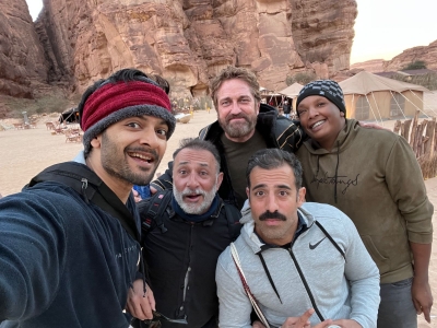 Ali Fazal shares unseen image with co-star Gerard Butler from 'Kandahar' set | Ali Fazal shares unseen image with co-star Gerard Butler from 'Kandahar' set