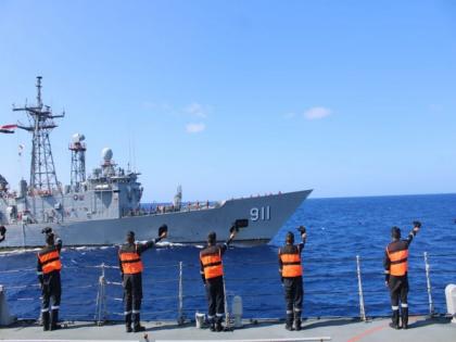 INS Tabar conducts maritime partnership exercise with Egyptian Navy | INS Tabar conducts maritime partnership exercise with Egyptian Navy