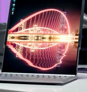 Lenovo showcases concept laptop with rollable display | Lenovo showcases concept laptop with rollable display