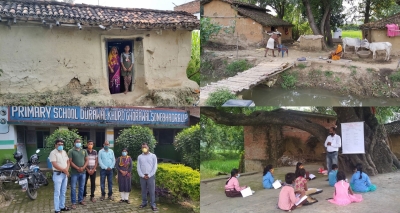 Community participation helps students in this UP village continue studies during pandemic | Community participation helps students in this UP village continue studies during pandemic