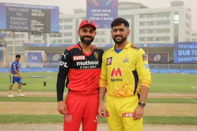 IPL 2021: Chennai win toss, elect to bowl first against Bangalore | IPL 2021: Chennai win toss, elect to bowl first against Bangalore