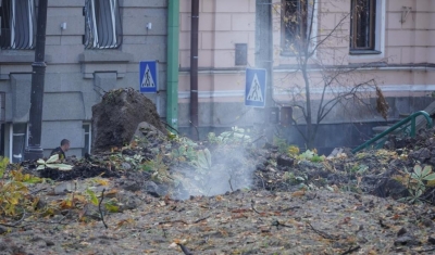 Kiev hit by heavy missile, drone attack | Kiev hit by heavy missile, drone attack