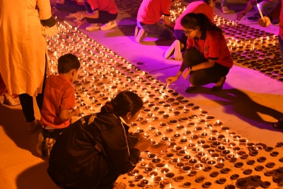 Light-and-sound show at Ram Katha park in Ayodhya | Light-and-sound show at Ram Katha park in Ayodhya Light-and-sound show at Ram Katha park in Ayodhya | Light-and-sound show at Ram Katha park in Ayodhya