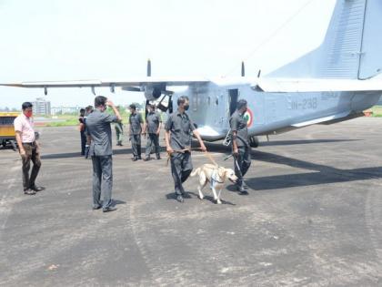 Mock anti-hijack exercise conducted at Dabolim airport | Mock anti-hijack exercise conducted at Dabolim airport Mock anti-hijack exercise conducted at Dabolim airport | Mock anti-hijack exercise conducted at Dabolim airport
