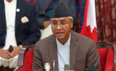 Deuba condoles loss of lives in Nepal's quake | Deuba condoles loss of lives in Nepal's quake