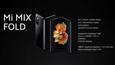 Xiaomi unveils Mi Mix Fold, enters foldable smartphone race | Xiaomi unveils Mi Mix Fold, enters foldable smartphone race