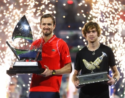 Medvedev completes hard-court hat-trick with Dubai Tennis Championships title | Medvedev completes hard-court hat-trick with Dubai Tennis Championships title