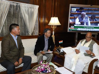 Sikkim MP writes to Rajnath, asks to ensure safety of defense infrastructure | Sikkim MP writes to Rajnath, asks to ensure safety of defense infrastructure Sikkim MP writes to Rajnath, asks to ensure safety of defense infrastructure | Sikkim MP writes to Rajnath, asks to ensure safety of defense infrastructure