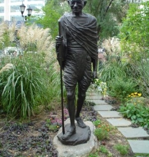 No lasting damage to dishonoured Gandhi statue in New York | No lasting damage to dishonoured Gandhi statue in New York