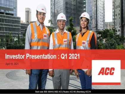 ACC Q1 profit up 74 pc at Rs 563 crore on surging cement demand | ACC Q1 profit up 74 pc at Rs 563 crore on surging cement demand