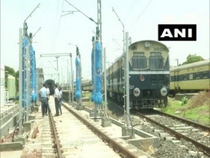 Automatic Coach Washing Plant being installed at Vadodara railway station | Automatic Coach Washing Plant being installed at Vadodara railway station