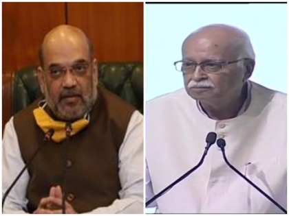 Amit Shah meets Advani | Amit Shah meets Advani