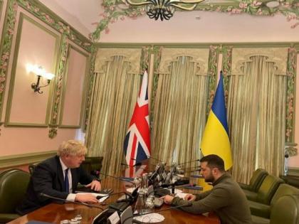 UK PM Johnson meets Ukrainian President Zelenskyy in Kyiv | UK PM Johnson meets Ukrainian President Zelenskyy in Kyiv