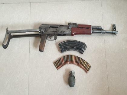 J-K Police arrests 4 terror associates of Al-Bader, AK-56 rifle, ammunition seized | J-K Police arrests 4 terror associates of Al-Bader, AK-56 rifle, ammunition seized J-K Police arrests 4 terror associates of Al-Bader, AK-56 rifle, ammunition seized | J-K Police arrests 4 terror associates of Al-Bader, AK-56 rifle, ammunition seized