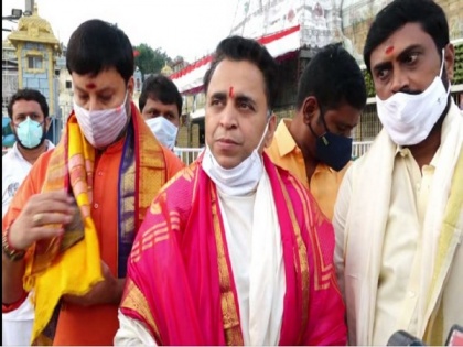 BJP's Sunil Deodhar calls for YSRCP Tirupati by-poll candidate's religion to be revealed | BJP's Sunil Deodhar calls for YSRCP Tirupati by-poll candidate's religion to be revealed