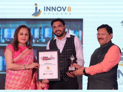 Nishant Sharma, CEO, INNOV8 Educare received the award of "The most promising Ed-Tech company of the year" | Nishant Sharma, CEO, INNOV8 Educare received the award of "The most promising Ed-Tech company of the year"