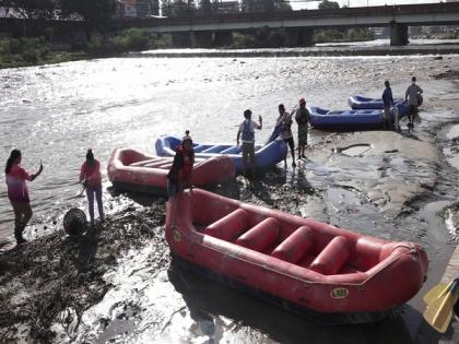 Nepal: Joys of rafting on Bagmati reduced by garbage, debris on shores | Nepal: Joys of rafting on Bagmati reduced by garbage, debris on shores