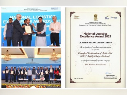 TCI Group wins India's First National Logistics Excellence Awards, by GOI in 2 categories - Best Warehouse Service Provider and Best Cold Chain Service Provider | TCI Group wins India's First National Logistics Excellence Awards, by GOI in 2 categories - Best Warehouse Service Provider and Best Cold Chain Service Provider