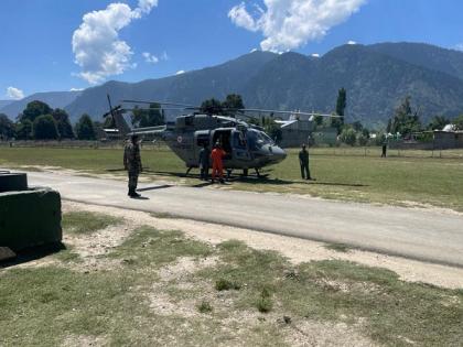 J-K: Indian Army, Air Force rescue Hungarian Trekker from Kishtwar | J-K: Indian Army, Air Force rescue Hungarian Trekker from Kishtwar