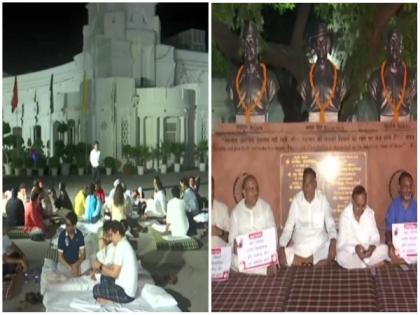 AAP vs BJP: Overnight protests continue at Delhi assembly | AAP vs BJP: Overnight protests continue at Delhi assembly