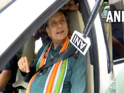 Shashi Tharoor mum on contesting party president post, says "election good for Congress" | Shashi Tharoor mum on contesting party president post, says "election good for Congress"