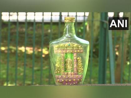 Ganesh Chaturthi: Odisha miniature artist crafts eco-friendly idol of Lord Ganesh inside bottle | Ganesh Chaturthi: Odisha miniature artist crafts eco-friendly idol of Lord Ganesh inside bottle