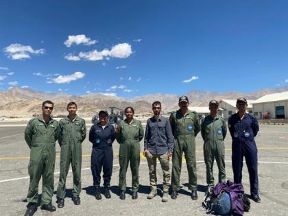 Indian Air Force evacuates Israeli national in Ladakh | Indian Air Force evacuates Israeli national in Ladakh