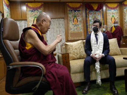 US Senator Jon Ossoff meets Dalai Lama in Dharamshala | US Senator Jon Ossoff meets Dalai Lama in Dharamshala