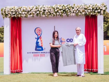 CM Patnaik launches FIFA U-17 Women's World Cup India 2022 host city logo of Odisha | CM Patnaik launches FIFA U-17 Women's World Cup India 2022 host city logo of Odisha