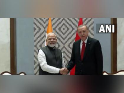 PM Modi holds bilateral talks with Turkish President Erdogan on sidelines of SCO Summit in Samarkand | PM Modi holds bilateral talks with Turkish President Erdogan on sidelines of SCO Summit in Samarkand