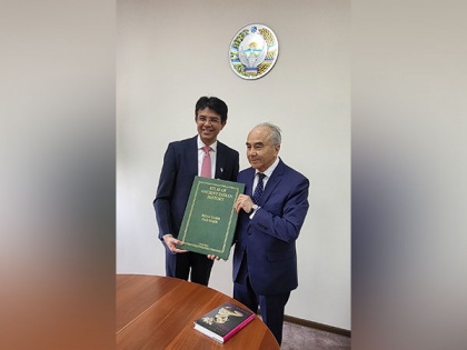 Books on India gifted by PM Modi handed over to Samarkand State University in Uzbekistan | Books on India gifted by PM Modi handed over to Samarkand State University in Uzbekistan