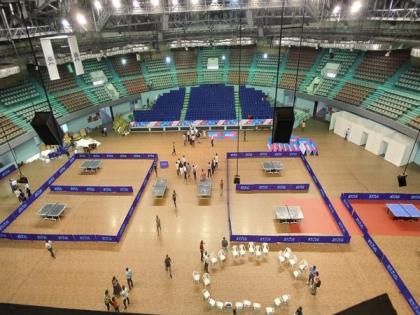 Refurbished and decked up, Surat's PDDU stadium all set for National Games marquee TT action | Refurbished and decked up, Surat's PDDU stadium all set for National Games marquee TT action Refurbished and decked up, Surat's PDDU stadium all set for National Games marquee TT action | Refurbished and decked up, Surat's PDDU stadium all set for National Games marquee TT action