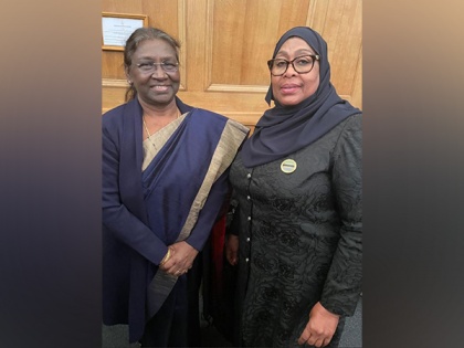 President Murmu meets Tanzanian counterpart in London | President Murmu meets Tanzanian counterpart in London