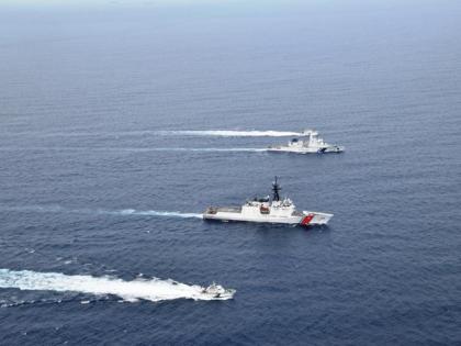 Indian, US Coast Guards hold joint exercise off Chennai coast | Indian, US Coast Guards hold joint exercise off Chennai coast