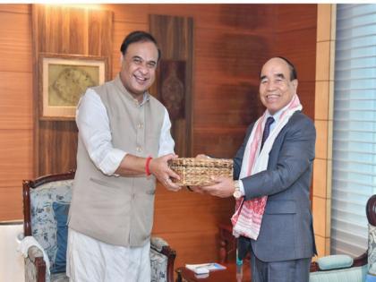 Assam, Manipur CMs hold round of talks on border issue; say progress being made | Assam, Manipur CMs hold round of talks on border issue; say progress being made Assam, Manipur CMs hold round of talks on border issue; say progress being made | Assam, Manipur CMs hold round of talks on border issue; say progress being made