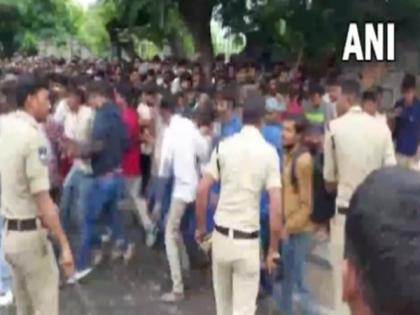 Stampede breaks out among cricket fans purchasing tickets for IND-AUS match in Hyderabad | Stampede breaks out among cricket fans purchasing tickets for IND-AUS match in Hyderabad