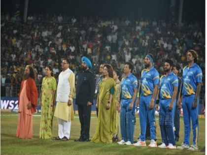 U'khand: CM Dhami visits Road Safety World Series cricket match | U'khand: CM Dhami visits Road Safety World Series cricket match
