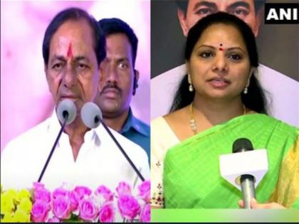 Divisions in TRS? Kavitha's absence from KCR's national party launch raises questions | Divisions in TRS? Kavitha's absence from KCR's national party launch raises questions