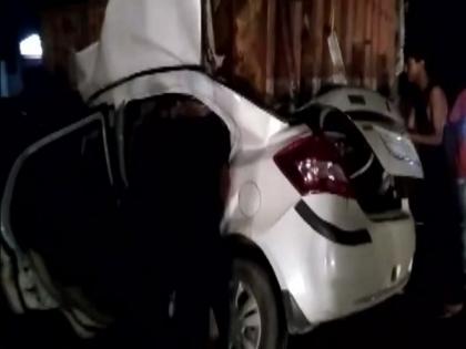 Assam: 3 die after speeding car rams into parked truck | Assam: 3 die after speeding car rams into parked truck Assam: 3 die after speeding car rams into parked truck | Assam: 3 die after speeding car rams into parked truck