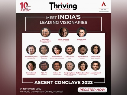 ASCENT brings back 7th Edition of its Flagship Entrepreneurial Conclave 2022 'Thriving On Change' | ASCENT brings back 7th Edition of its Flagship Entrepreneurial Conclave 2022 'Thriving On Change'