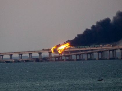 Key bridge connecting Crimea to Russia hit by huge explosion | Key bridge connecting Crimea to Russia hit by huge explosion