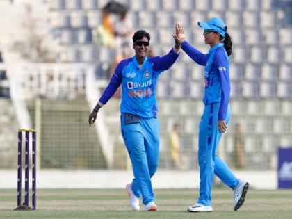 Tight spells from spinners, Shafali's fifty help India defeat Bangladesh by 59 runs in Women's Asia Cup 2022 | Tight spells from spinners, Shafali's fifty help India defeat Bangladesh by 59 runs in Women's Asia Cup 2022