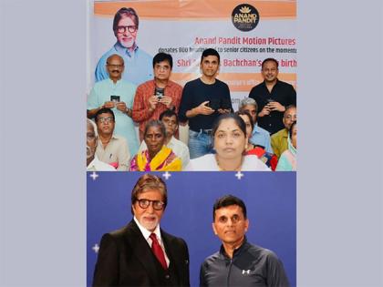 Anand Pandit pledges meals to 8000 children and 800 hearing aids to mark Big B's 80th birthday | Anand Pandit pledges meals to 8000 children and 800 hearing aids to mark Big B's 80th birthday